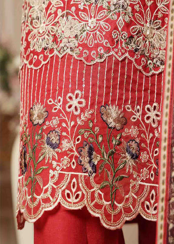 Bin Saeed Fabric - SME-785-3 Piece Chikankari Stitched Suit