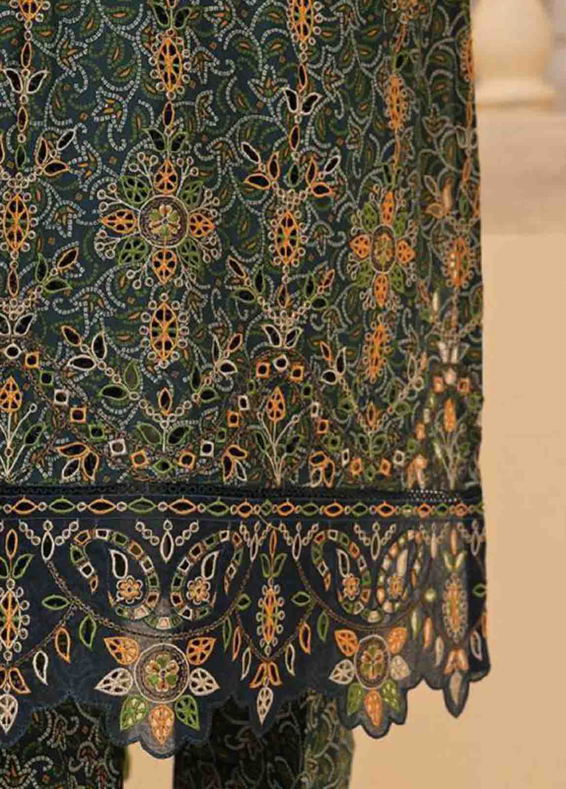 Bin Saeed Fabric - SME-787- 3 Piece Luxury Embroidered Stitched Suit