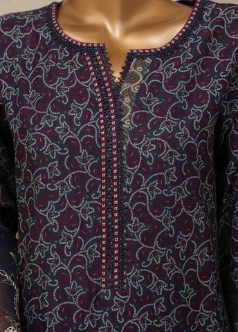 Bin Saeed Fabric - SME-788- 3 Piece Luxury Embroidered Stitched Suit