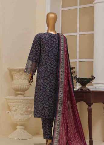 Bin Saeed Fabric - SME-788- 3 Piece Luxury Embroidered Stitched Suit