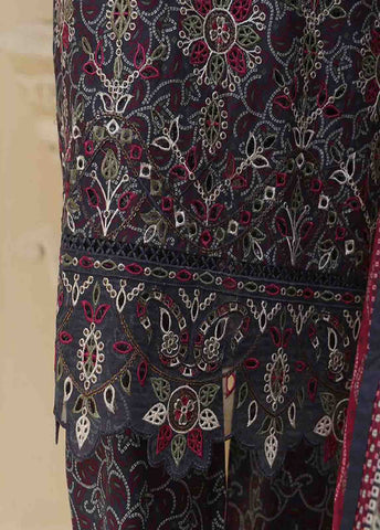 Bin Saeed Fabric - SME-788- 3 Piece Luxury Embroidered Stitched Suit