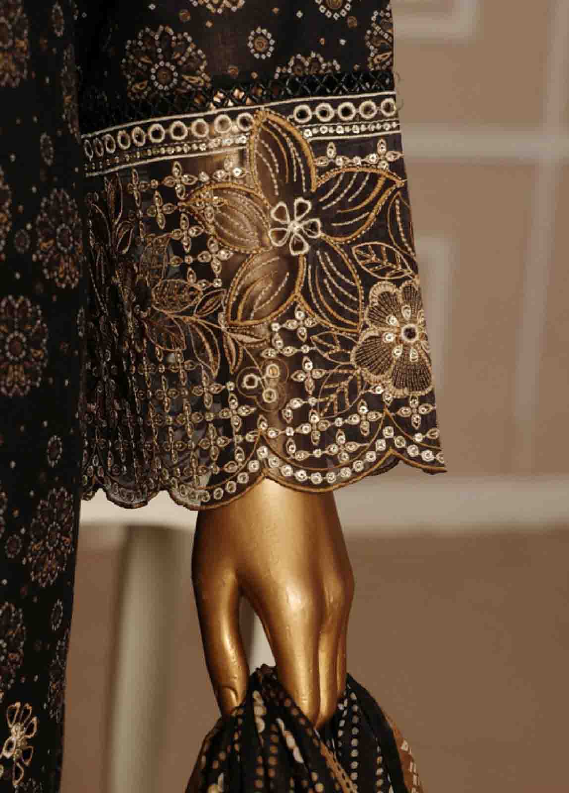 Bin Saeed Fabric - SME-790 -3 Piece Embroidered Stitched Suit