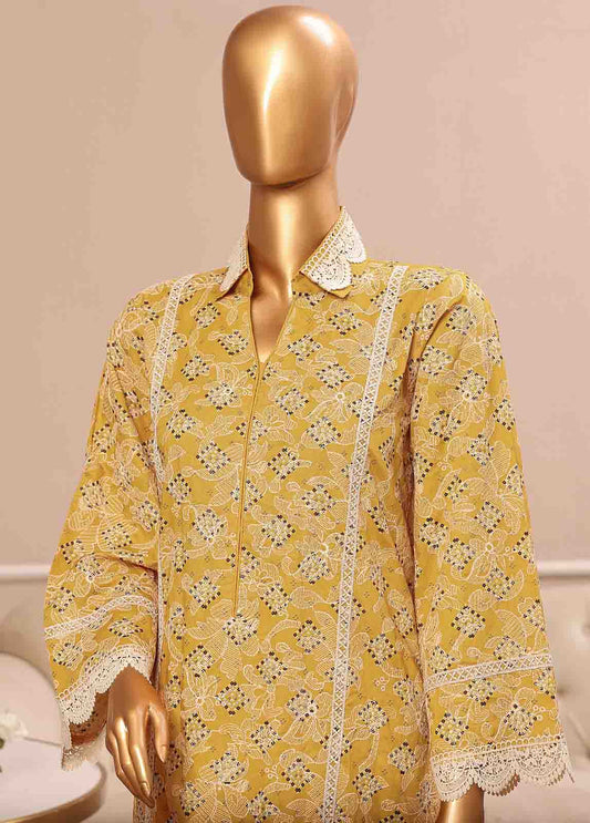 Bin Saeed Fabric - SME-793 -3 Piece Embroidered Stitched Suit