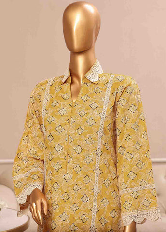 SME-793 -3 Piece Embroidered Stitched Suit