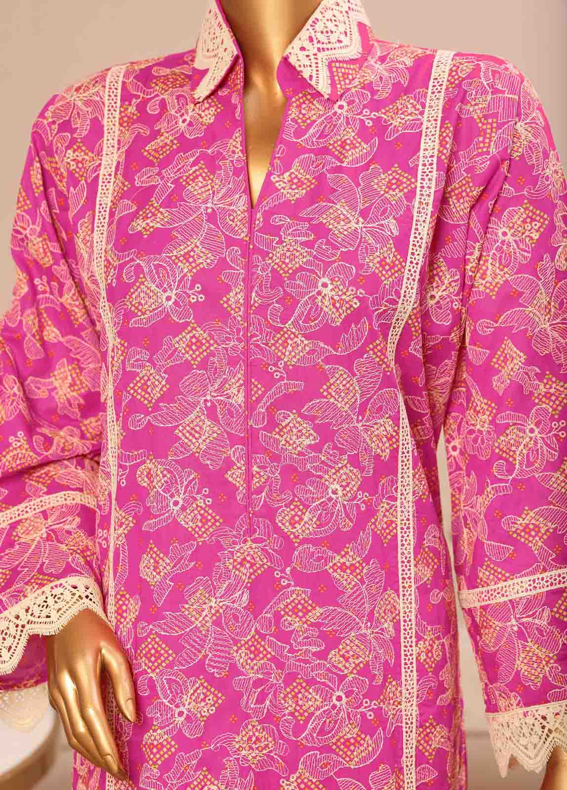 Bin Saeed Fabric - SME-794 -3 Piece Embroidered Stitched Suit