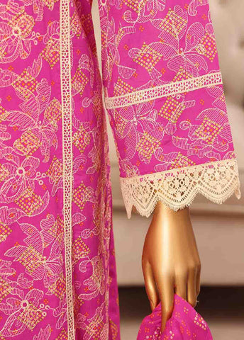 SME-794 -3 Piece Embroidered Stitched Suit