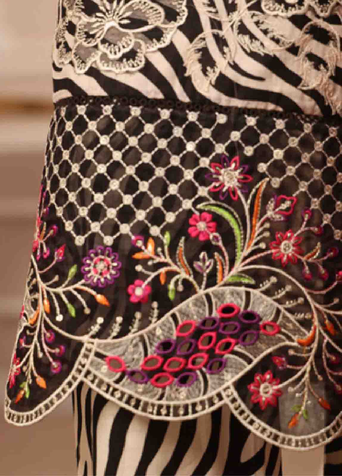 Bin Saeed Fabric - SME-797 -3 Piece Embroidered Stitched Suit