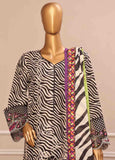SME-797 -3 Piece Embroidered Stitched Suit