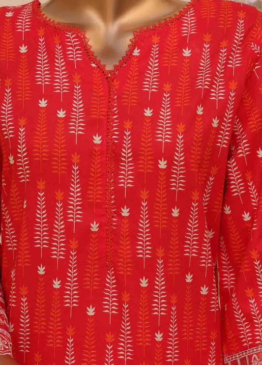 SME-798 -3 Piece Embroidered Stitched Suit