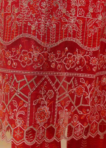 SME-798 -3 Piece Embroidered Stitched Suit