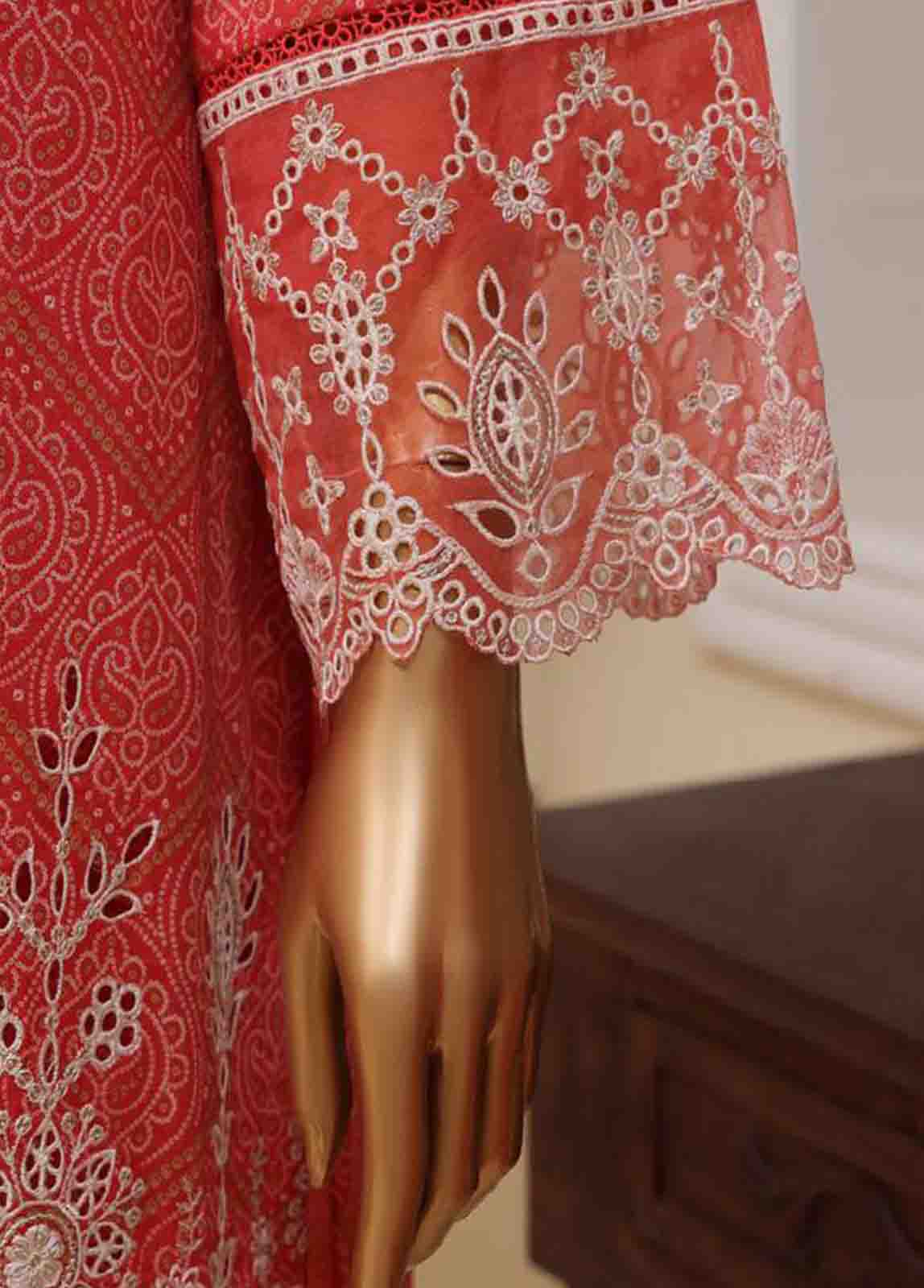 Bin Saeed Fabric - SME-800- 3 Piece Luxury Embroidered Stitched Suit