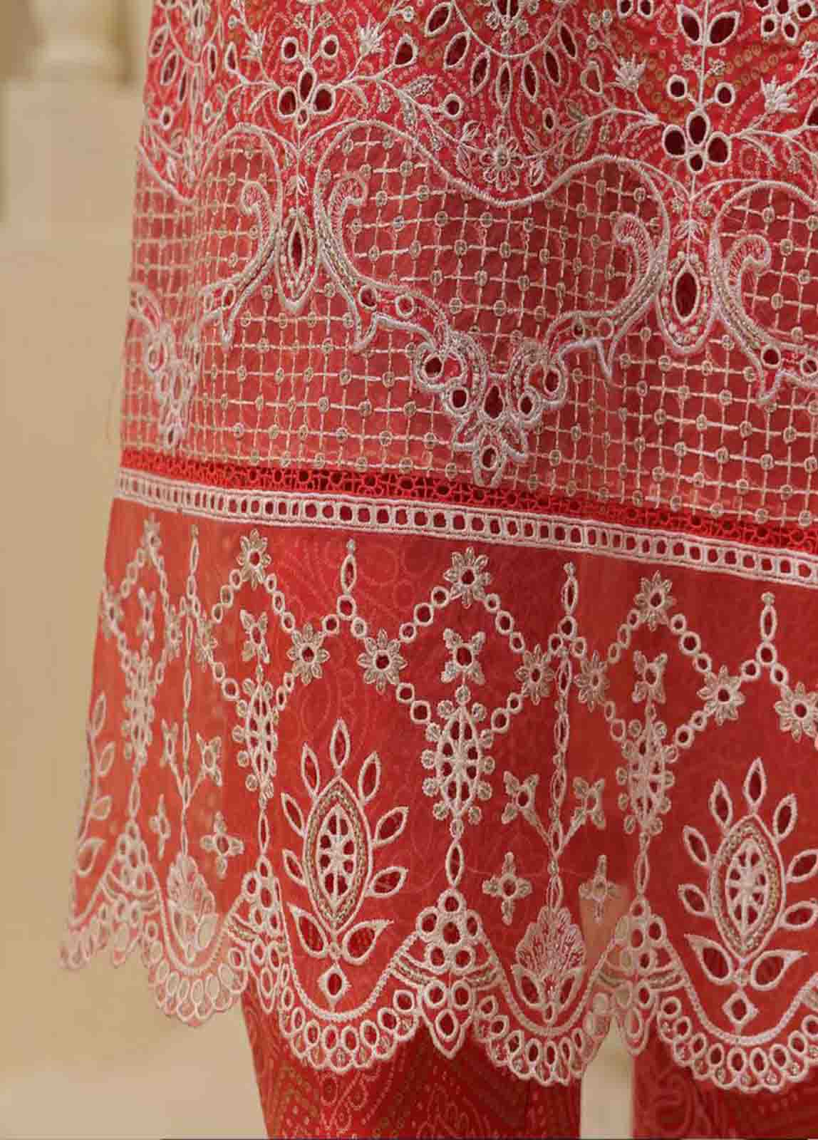 Bin Saeed Fabric - SME-800- 3 Piece Luxury Embroidered Stitched Suit