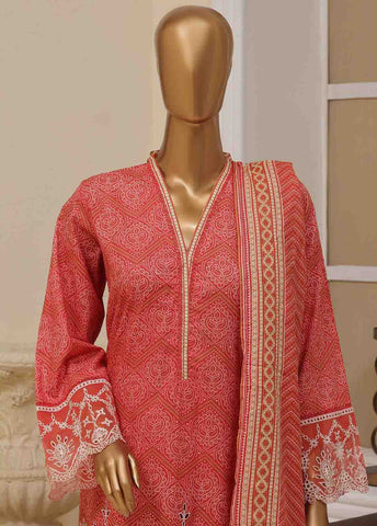 Bin Saeed Fabric - SME-800- 3 Piece Luxury Embroidered Stitched Suit
