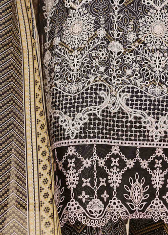 Bin Saeed Fabric - SME-801- 3 Piece Luxury Embroidered Stitched Suit