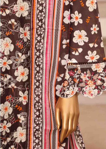 SME-805 -3 Piece Embroidered Stitched Suit