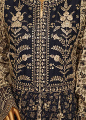 SME-FR-031-3 Piece Lawn Embroidered Frock Style Suit