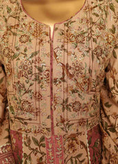 SME-FR-038-3 Piece Lawn Embroidered Frock Style Suit