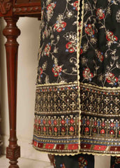 SME-FR-0806-3 Piece Lawn Embroidered Frock Style Suit