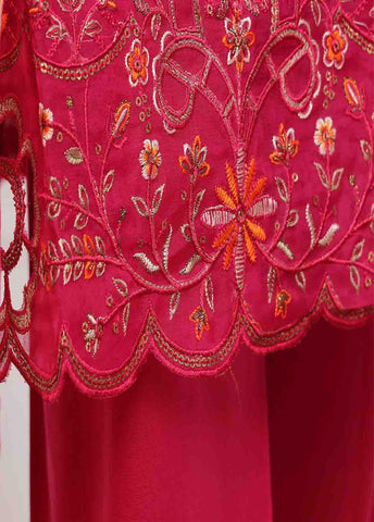 Bin Saeed Fabric - SME-FR-602-3 Piece Lawn Embroidered Frock Style Suit