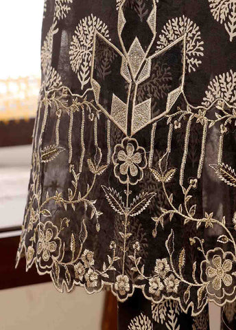 Bin Saeed Fabric - SME-FR-634-3 Piece Lawn Embroidered Frock Style Suit