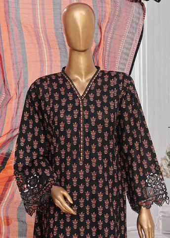 SME-FR-636-3 Piece Lawn Embroidered Frock Style Suit
