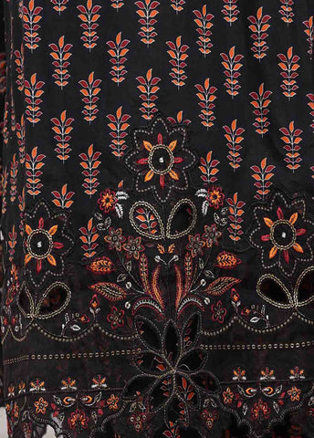 SME-FR-636-3 Piece Lawn Embroidered Frock Style Suit