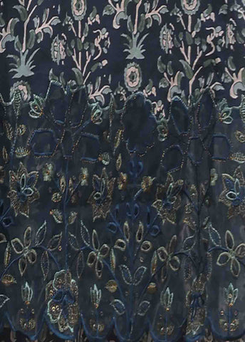 Bin Saeed Fabric - SME-FR-644-3 Piece Lawn Embroidered Frock Style Suit