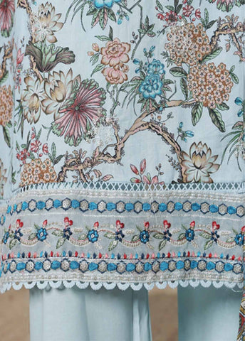 Bin Saeed Fabric - SME-KT-0767 -3 Piece Embroidered Coat Styled Stitched Suit