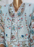 SME-KT-0767 -3 Piece Embroidered Coat Styled Stitched Suit