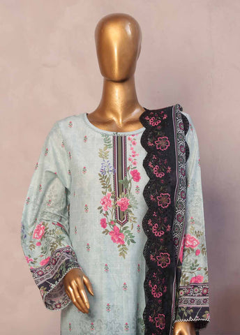 Bin Saeed Fabric - SMED-002 -3 Piece Embroidered Stitched Suit