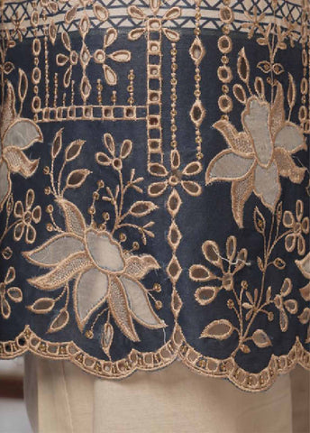 Bin Saeed Fabric - SMED-022- 3 Piece Printed Embroidered Stitched Suit