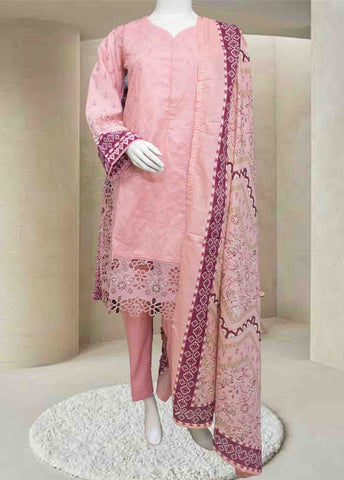 Bin Saeed Fabric - SMEMB-003- 3 Piece Embroidered Stitched Suit