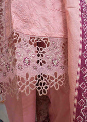 SMEMB-003- 3 Piece Embroidered Stitched Suit