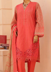 SMEMB-006 B- 3 Piece Embroidered Stitched Suit