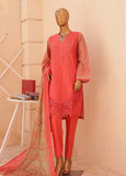 SMEMB-006 B- 3 Piece Embroidered Stitched Suit