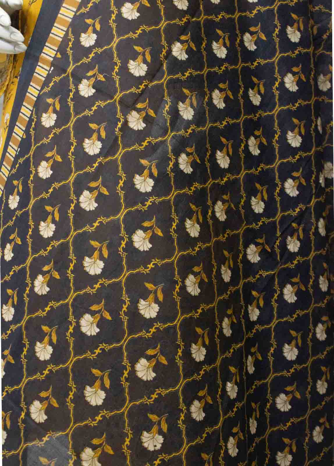 Bin Saeed Fabric - SMEMB-007- 3 Piece Embroidered Stitched Suit