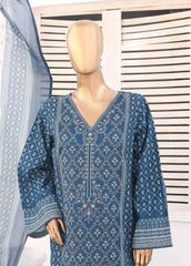 SMEMB-0105- 3 Piece Embroidered Stitched Suit