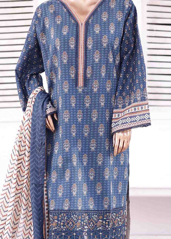 Bin Saeed Fabric - SMEMB-011- 3 Piece Embroidered Stitched Suit