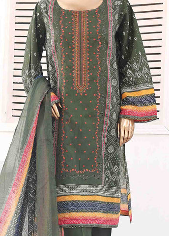 Bin Saeed Fabric - SMEMB-0112- 3 Piece Embroidered Stitched Suit