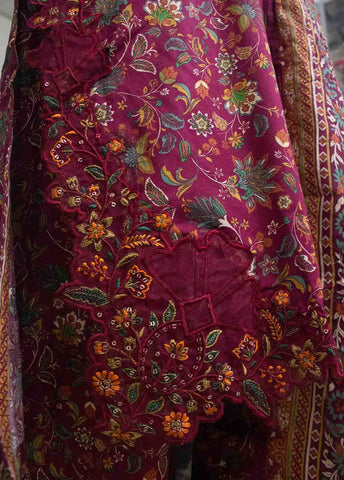 Bin Saeed Fabric - SMEMB-0129- 3 Piece Embroidered Stitched Suit