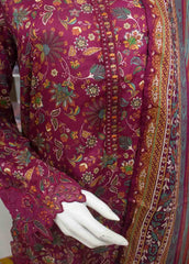 SMEMB-0129- 3 Piece Embroidered Stitched Suit