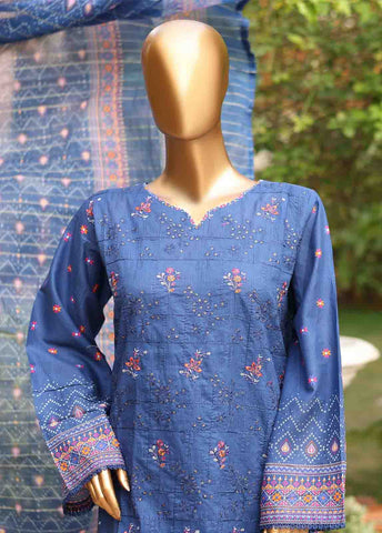 Bin Saeed Fabric - SMEMB-0187- 3 Piece Embroidered Stitched Suit