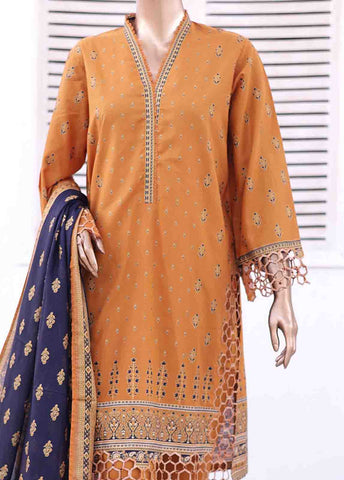 Bin Saeed Fabric - SMEMB-023- 3 Piece Embroidered Stitched Suit