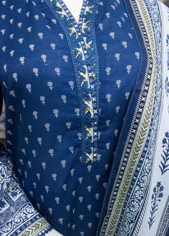 Bin Saeed Fabric - SMEMB-0342 3 Piece Embroidered Stitched Suit