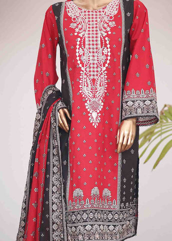 Bin Saeed Fabric - SMEMB-0343- 3 Piece Embroidered Stitched Suit