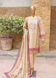 SMEMB-0352- 3 Piece Embroidered Stitched Suit
