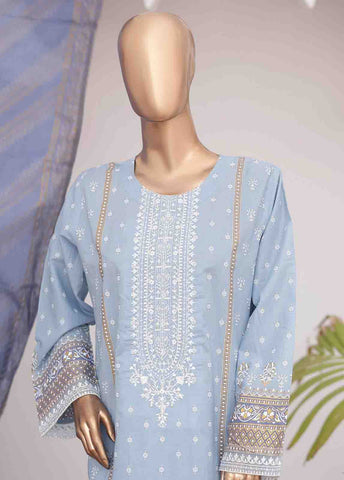 Bin Saeed Fabric - SMEMB-0354- 3 Piece Embroidered Stitched Suit