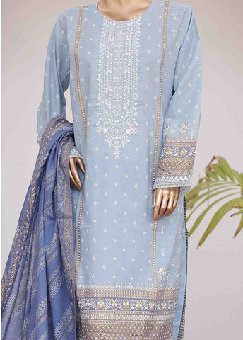 Bin Saeed Fabric - SMEMB-0354- 3 Piece Embroidered Stitched Suit
