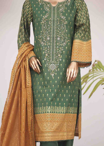 Bin Saeed Fabric - SMEMB-0356- 3 Piece Embroidered Stitched Suit