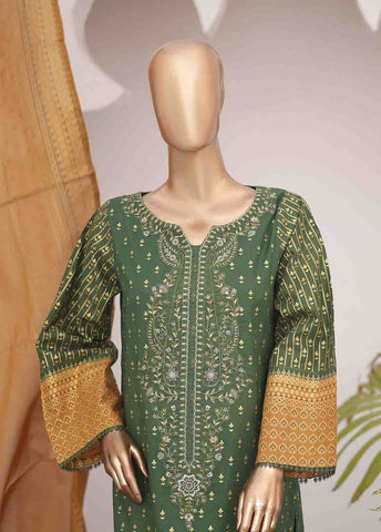 Bin Saeed Fabric - SMEMB-0356- 3 Piece Embroidered Stitched Suit